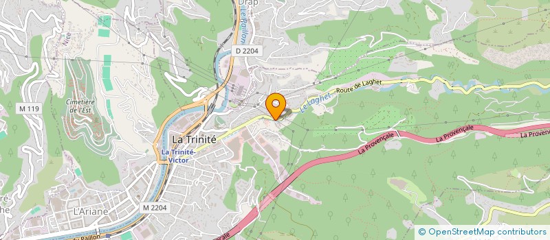 localisation de l'entreprise HONORAE à LA TRINITE