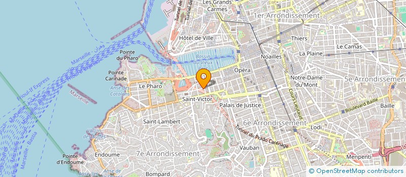 localisation de l'entreprise HONORE à MARSEILLE