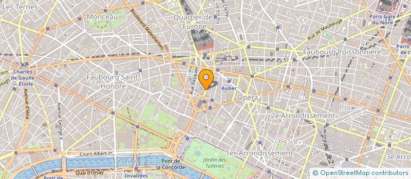 localisation de l'entreprise HONORE à PARIS