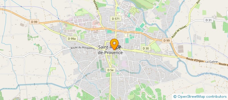 localisation de l'entreprise HONORE à SAINT-REMY-DE-PROVENCE
