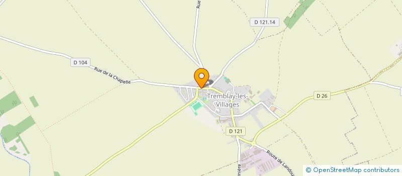 localisation de l'entreprise HONORE AMENAGEMENT à TREMBLAY-LES-VILLAGES