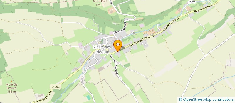 localisation de l'entreprise HONORE ANNE MARIE  NIELLES-LES-BLEQUIN