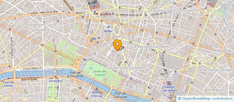 localisation de l'entreprise HONORE CASANOVA  PARIS