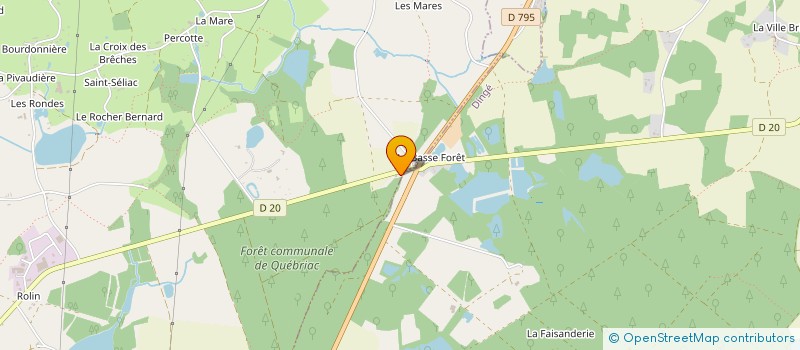 localisation de l'entreprise HONORE-DEPREZ  QUEBRIAC