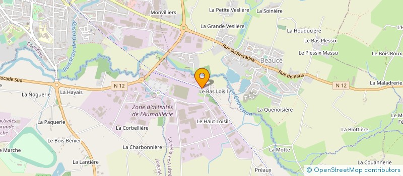 localisation de l'entreprise HONORE DISTRIBUTION à LIFFRE