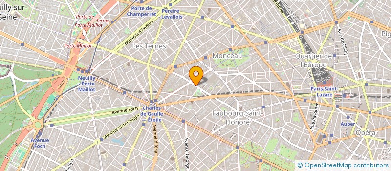 localisation de l'entreprise HONORE N F 236  PARIS