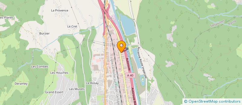 localisation de l'entreprise HONORE PERE ET FILS  SALLANCHES