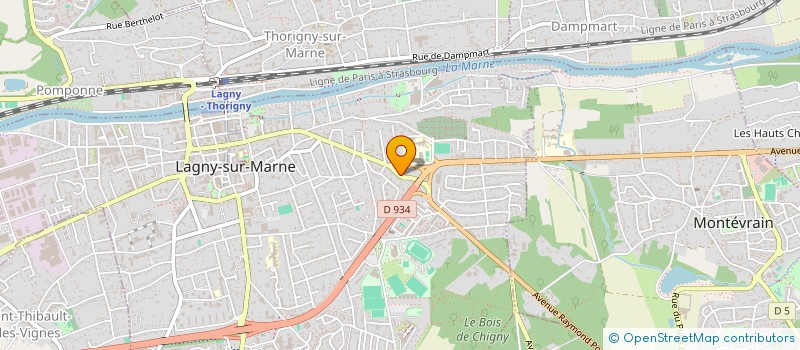 localisation de l'entreprise HONORE RENOVATION à LAGNY-SUR-MARNE