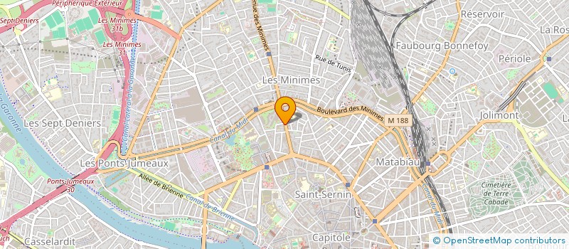 localisation de l'entreprise HONORE SERRES à TOULOUSE