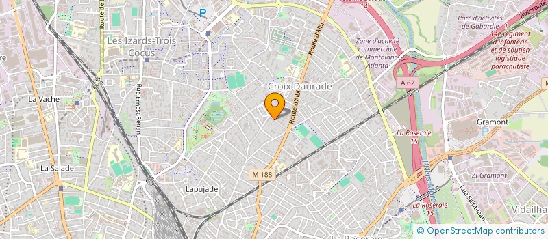 localisation de l'entreprise HONOREA  TOULOUSE