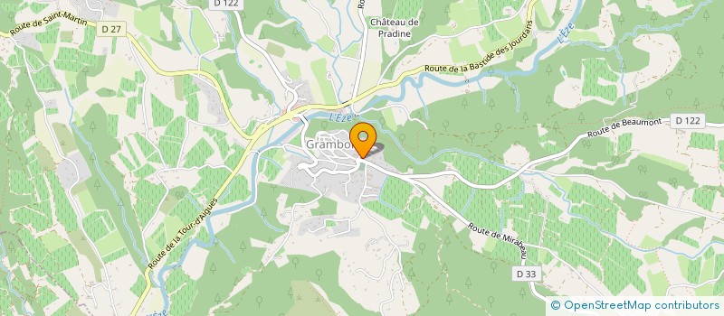 localisation de l'entreprise HONORINE  GRAMBOIS