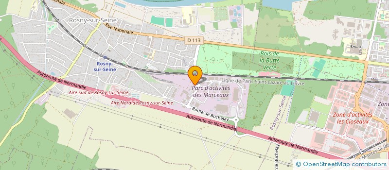 localisation de l'entreprise HONORINE  ROSNY-SUR-SEINE