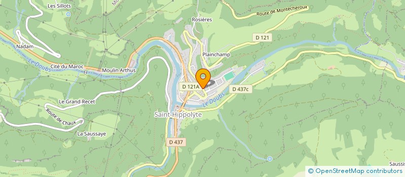 localisation de l'entreprise HONORINE GRASSI  SAINT-HIPPOLYTE