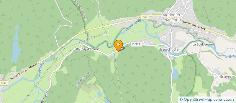 localisation de l'entreprise HONORISE  BREUCHOTTE