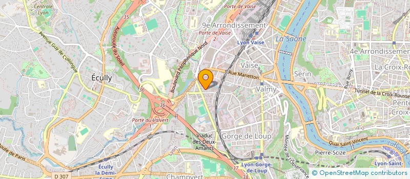 localisation de l'entreprise HONOS JJB  LYON