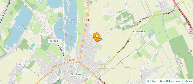 localisation de l'entreprise HONOUROAK  ARDRES