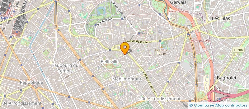 localisation de l'entreprise HONRA  PARIS