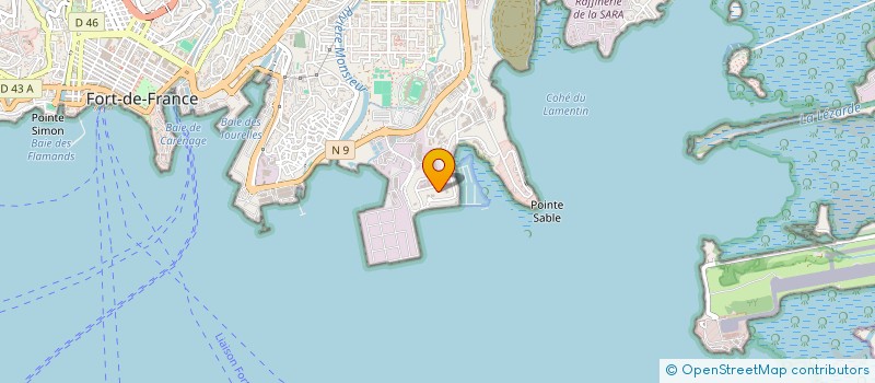 localisation de l'entreprise HONU TAH 259  FORT DE FRANCE