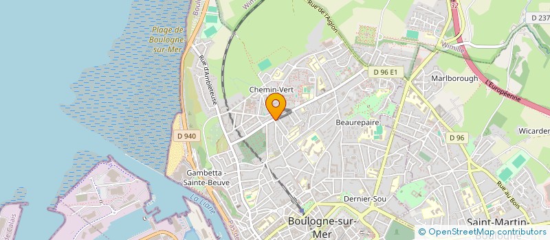 localisation de l'entreprise HONVAULT ECO à BOULOGNE-SUR-MER