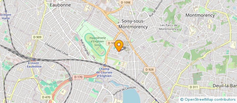 localisation de l'entreprise HONVAULT LESNIAK IMMO  SOISY-SOUS-MONTMORENCY