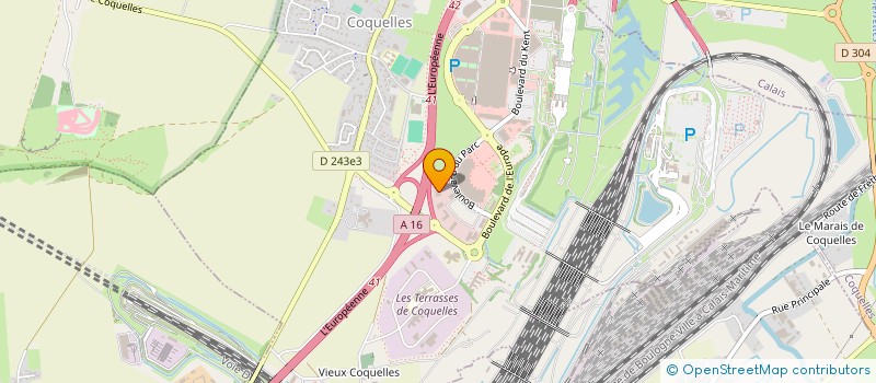 localisation de l'entreprise HOO à COQUELLES
