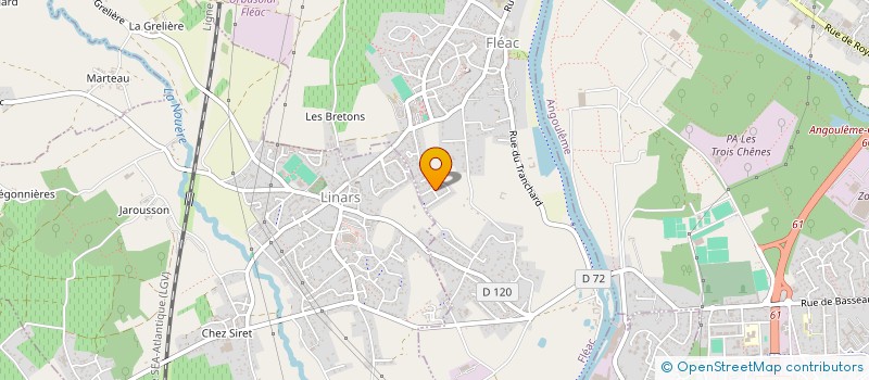 localisation de l'entreprise HOOD KAR PAI SAO LIM FRANCE à FLEAC