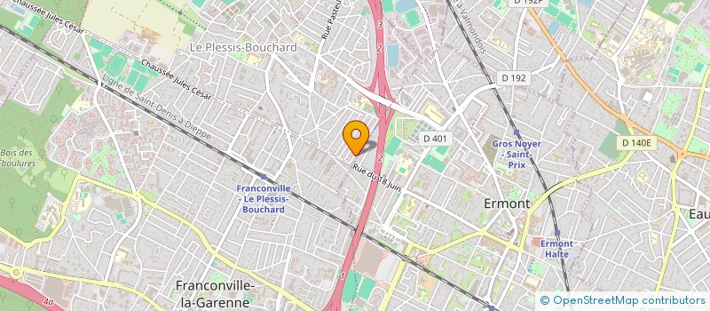 localisation de l'entreprise HOODEEZ à LE PLESSIS-BOUCHARD