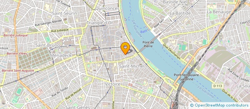 localisation de l'entreprise HOOK RH  BORDEAUX