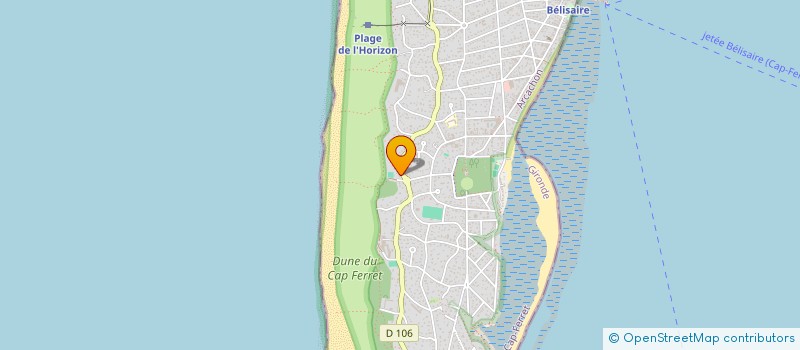 localisation de l'entreprise HOOKIPA  LEGE-CAP-FERRET