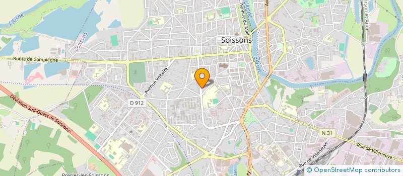 localisation de l'entreprise HOOKSAN à SOISSONS