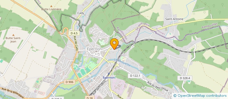 localisation de l'entreprise HOON MOREAU EURL à EPERNON
