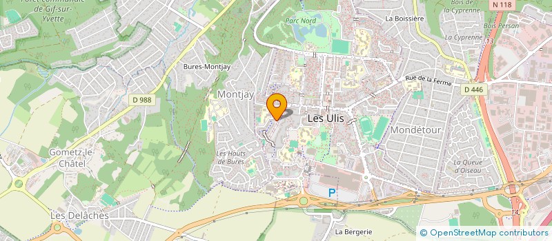 localisation de l'entreprise HOOPS SOUTH 91 à LES ULIS