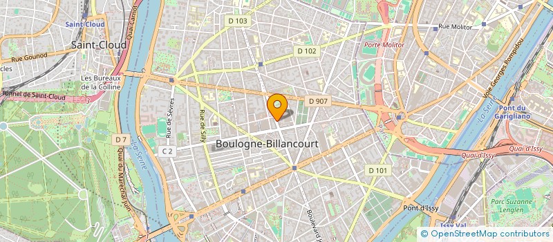localisation de l'entreprise HOORA à BOULOGNE-BILLANCOURT