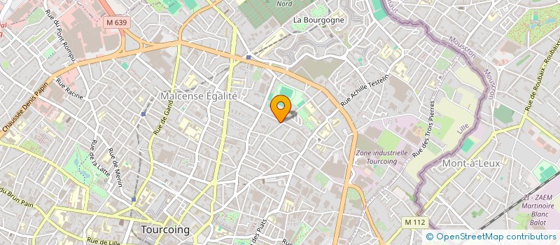 localisation de l'entreprise HOORNAERT 59  TOURCOING