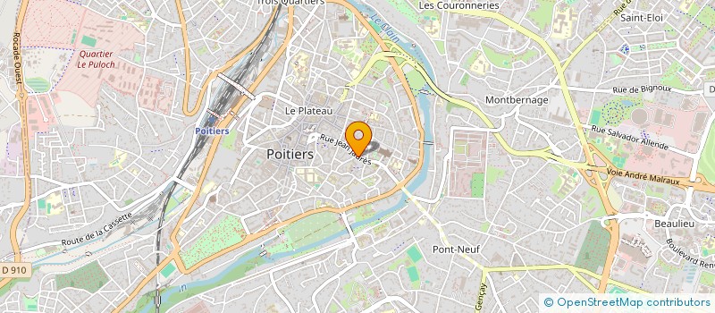 localisation de l'entreprise HOOTPLAY à POITIERS