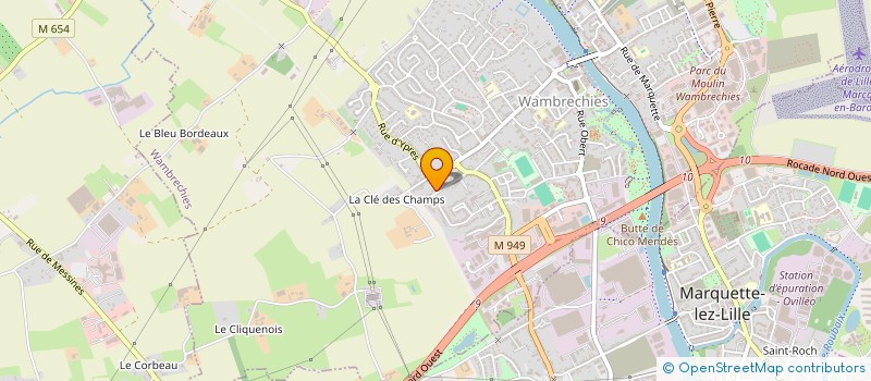 localisation de l'entreprise HOOVER  WAMBRECHIES