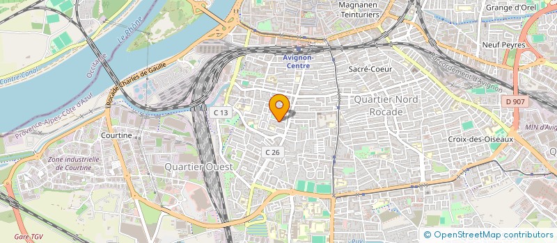 localisation de l'entreprise HOP ASSO à AVIGNON