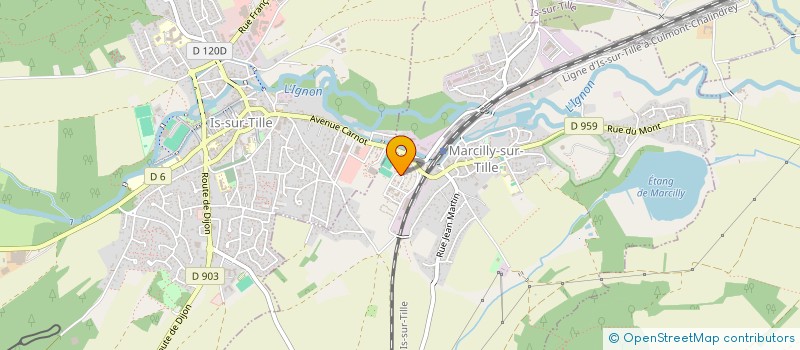 localisation de l'entreprise HOP CONCIERGERIE  MARCILLY-SUR-TILLE