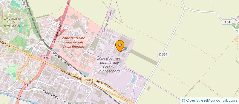 localisation de l'entreprise HOP CONNECTION  CERNAY-LES-REIMS