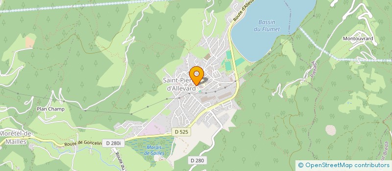 localisation de l'entreprise HOP & DANCE à CRETS EN BELLEDONNE