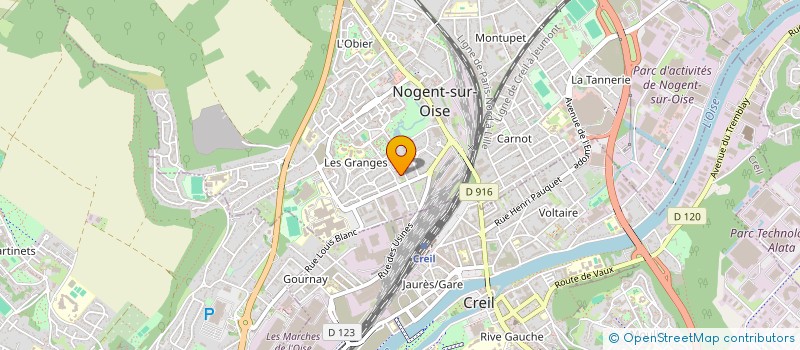 localisation de l'entreprise HOP DRIVING  NOGENT-SUR-OISE