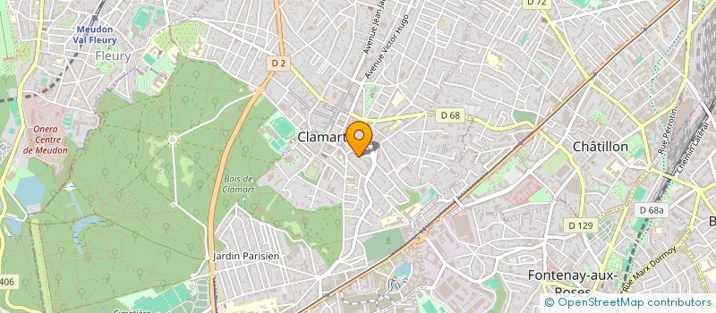 localisation de l'entreprise HOP ET RATS à CLAMART