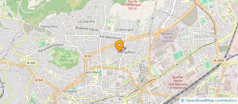 localisation de l'entreprise HOP-FIN  CLERMONT-FERRAND