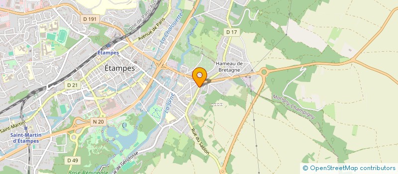 localisation de l'entreprise HOP HOP HOP à ETAMPES