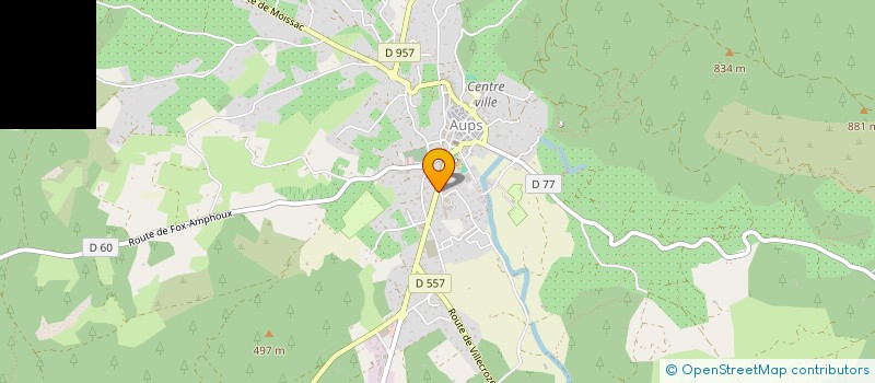 localisation de l'entreprise HOP HOP HOP à AUPS