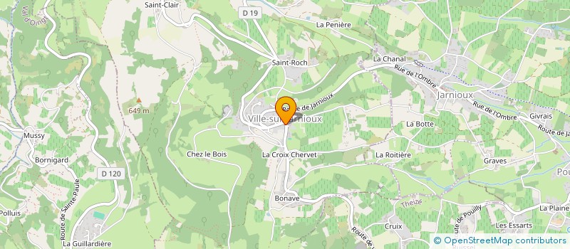 localisation de l'entreprise HOP'LA  VILLE-SUR-JARNIOUX