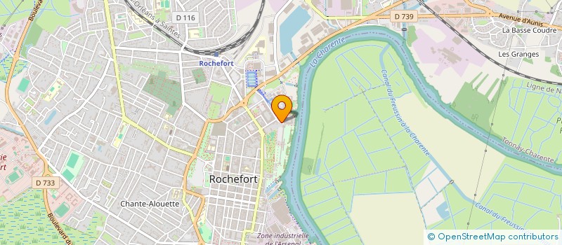 localisation de l'entreprise HOP'LA  ROCHEFORT