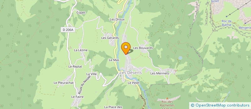 localisation de l'entreprise HOP LA L'ART  LES DESERTS