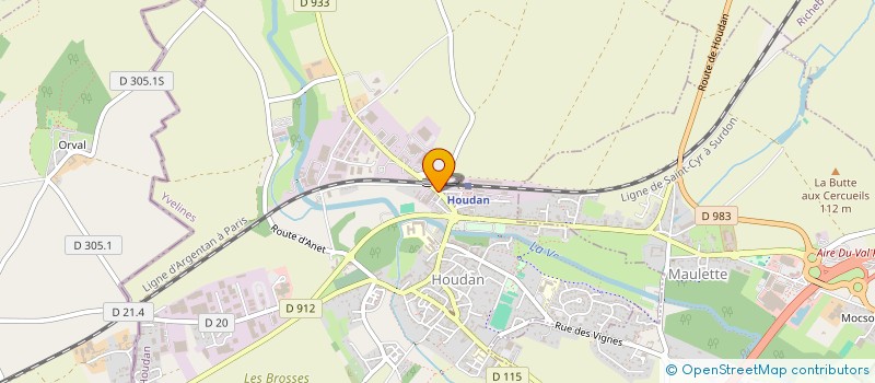 localisation de l'entreprise HOP-LA PRODUCTIONS SA  HOUDAN