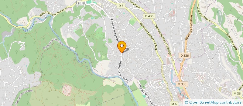 localisation de l'entreprise HOP PLEIN POT  LA COLLE-SUR-LOUP